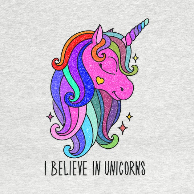 I BELIEVE IN UNICORNS by COIN SHOP